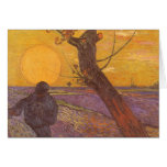 The Sower, Vincent van Gogh, Vintage Impressionism Greeting Cards