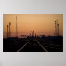 The Soyuz launch pad Posters