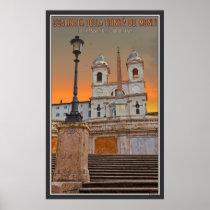 The Spanish Steps Poster