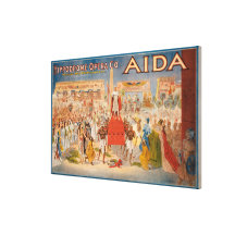The Spectacle Aida Theatrical Poster Gallery Wrap Canvas