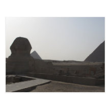 The Sphinx, the Pyramids of Giza Postcards