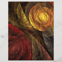The Spiral of Life Abstract Art Flyer