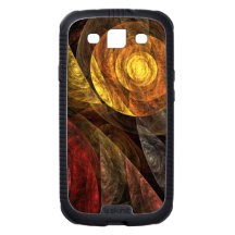 The Spiral of Life Abstract Art Galaxy S3 Cover
