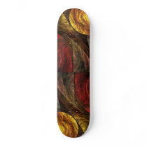 The Spiral of Life Abstract Art Skateboard
