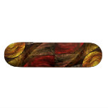 The Spiral of Life Abstract Art Skateboard