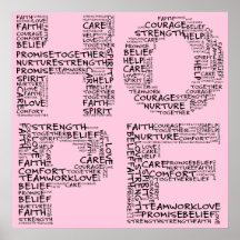The Spirit of Hope (Black Text) Poster