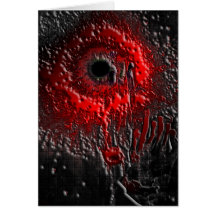 The Splatter Effect Greeting Card