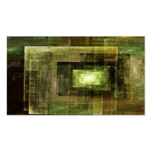 The Square Abstract Business Card