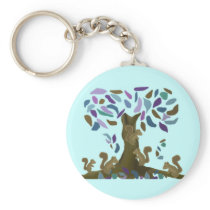 The Squirrel's Treehouse Keychains