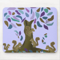 The Squirrel's Treehouse Mousepads