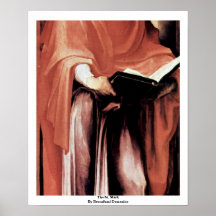 The St. Mark By Beccafumi Domenico Poster