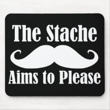 The Stache Aims to Please in Mousepads