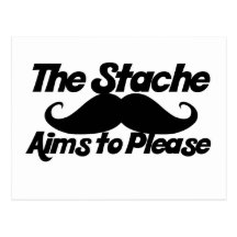 The Stahce Aims to Please Postcard