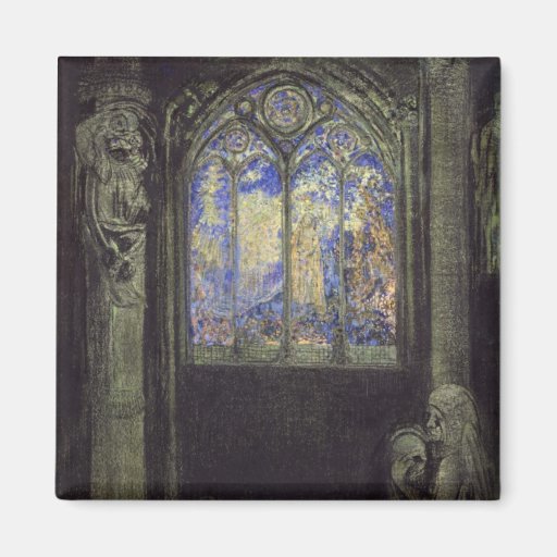 The Stained Glass Window, 1904 Refrigerator Magnet