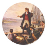 The Star Spangled Banner by Percy Moran Round Stickers