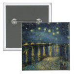 The Starry Night, 1888 Button