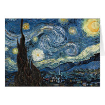 The Starry Night by Van Gogh Greeting Card