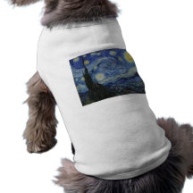 The Starry Night - Van Gogh (1888) Pet T Shirt