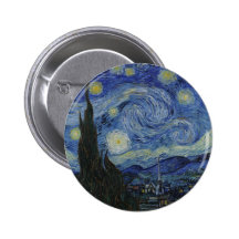 The Starry Night - Van Gogh (1888) Pin