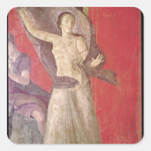 The Startled Woman, North Wall Square Sticker