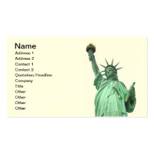 The Statue of Liberty Business Cards