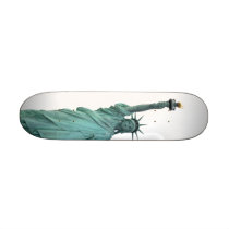 The Statue of Liberty Custom Skateboard