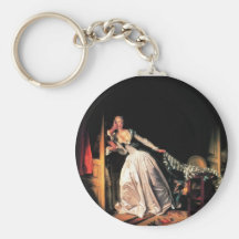 The Stolen Kiss by Jean-Honore Fragonard Keychains