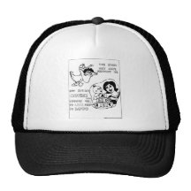 The Stork May Have Brought Me (Vintage) Mesh Hat