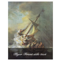The Storm On The Sea Of Galilee. By Rembrandt Van Flyer