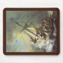 The Storm On The Sea Of Galilee. By Rembrandt Van Mouse Pads