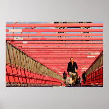 The Stride, Williamsburg Bridge Posters