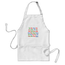 The Stroop Test Aprons