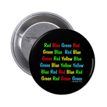 The Stroop Test Pinback Buttons