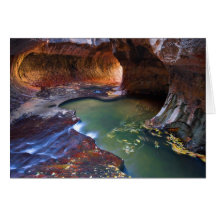 The Subway in Zion National Park, Utah Cards