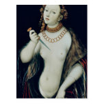 The Suicide of Lucretia, 1538 Postcard