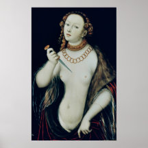 The Suicide of Lucretia, 1538 Posters