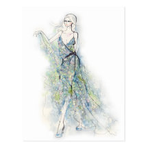 The Summer Dress Postcard