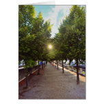 The sun is shining greeting card