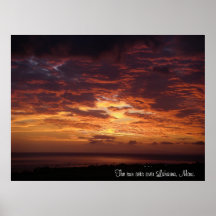 The Sun Sets Over Lahaina, Maui Posters