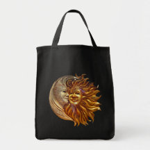 The Sun, The Moon, The Kiss Canvas Bag