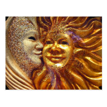 The Sun, The Moon, The Kiss Post Cards