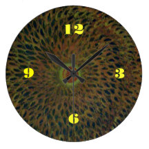 The Sunburst Round Wall Clock
