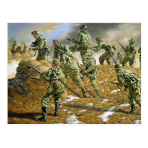 The Sunshine Division in Korea by Rick Reeves Postcard