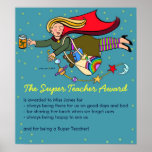 The Super Teacher Award Poster