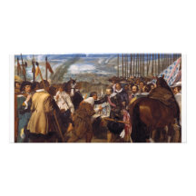 The Surrender of Breda or The Lances by Velázquez Custom Photo Card