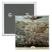 The Surrounding of Vienna by the Turks in 1683 Button
