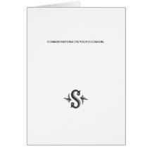 The SWANKY All-purpose Sympathy Card