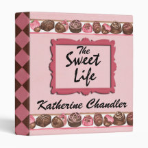 The Sweet Life Recipe Binder by SRF