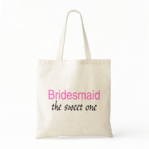 The Sweet One (Bridesmaid) Canvas Bag