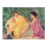 The Swim or Two Mothers & Their Children on a Post Card